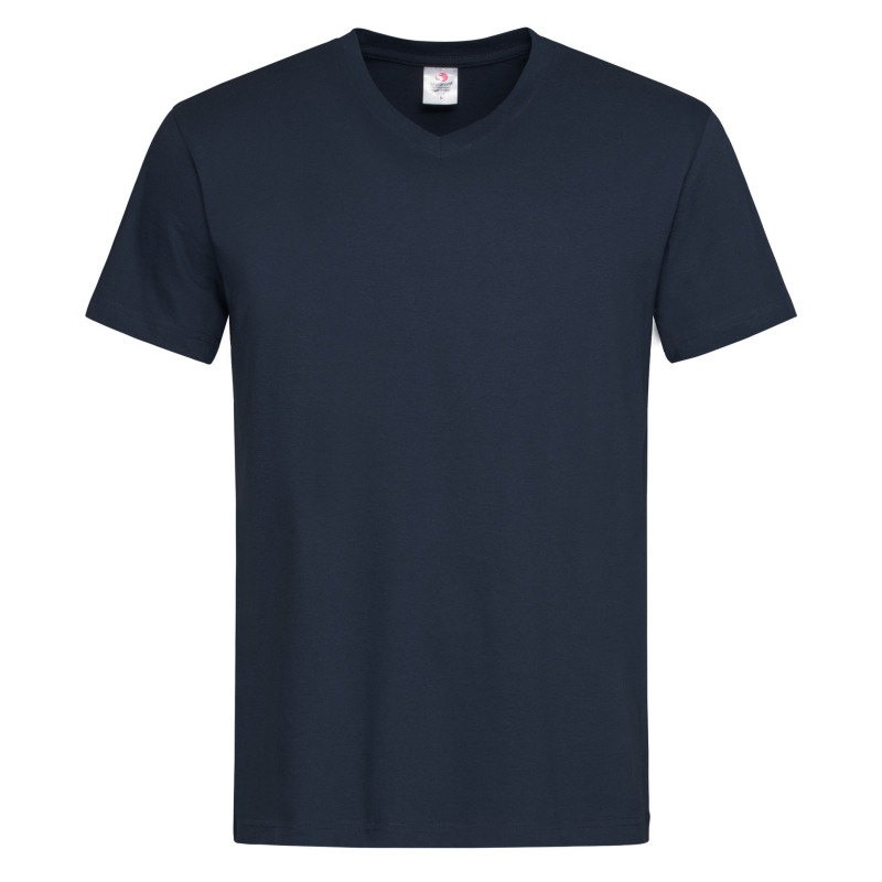 Stedman T-shirt V-Neck Classic-T SS for him STE2300 532C Blue Midnight L