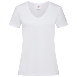 Stedman T-shirt V-Neck Classic-T SS for her STE2700 White S