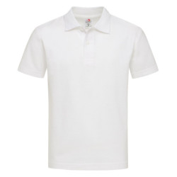 Stedman Polo SS for kids STE3200 White XL