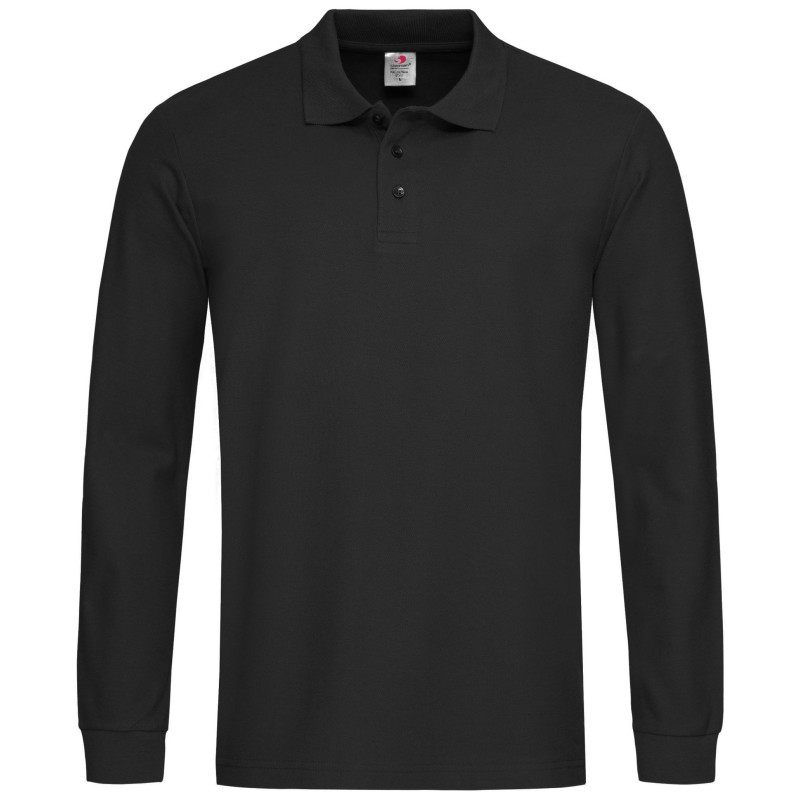 Stedman Polo LS STE3400 Black Opal L