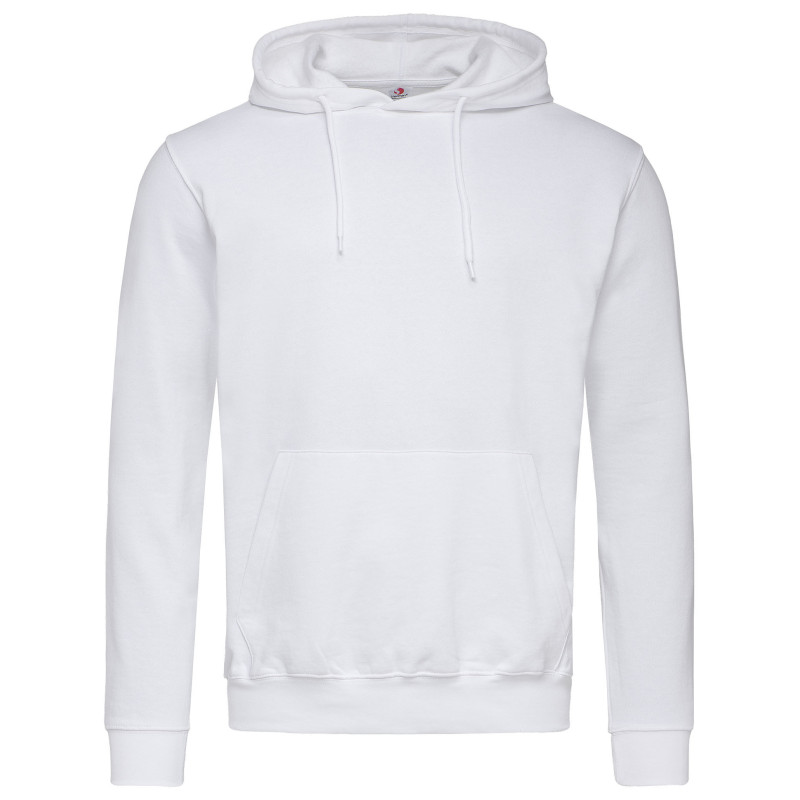 Stedman Sweater Hooded for him STE4100 White L