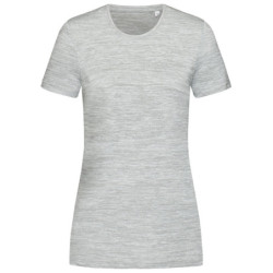 Stedman T-shirt Intense Tech Active-Dry SS for her STE8120 Grey Heather L