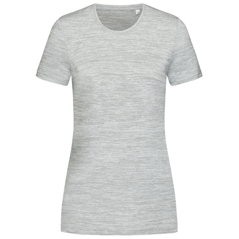 Stedman T-shirt Intense Tech Active-Dry SS for her STE8120 Grey Heather XL