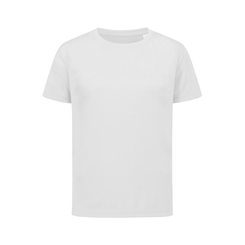 Stedman T-shirt Interlock Active-Dry SS for kids STE8170 White L