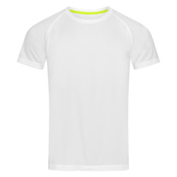 Stedman T-shirt Raglan Mesh Active-Dry SS for him STE8410 White L