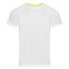 Stedman T-shirt Raglan Mesh Active-Dry SS for him STE8410 White L