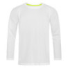 Stedman T-shirt Raglan Mesh Active-Dry LS STE8420 White XL