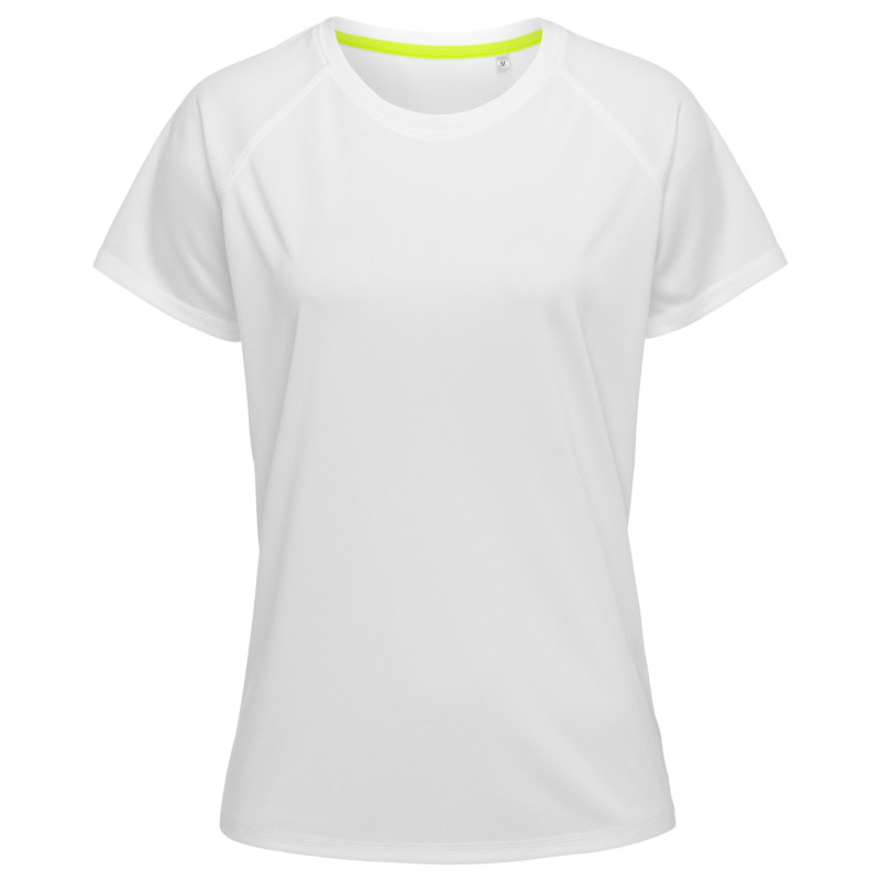 Stedman T-shirt Raglan Mesh Active-Dry SS for her STE8500 White L