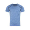 Stedman T-shirt Active-Dry reflective SS for him STE8840 Blue Heather 2XL