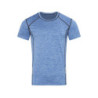 Stedman T-shirt Active-Dry reflective SS for him STE8840 Blue Heather M
