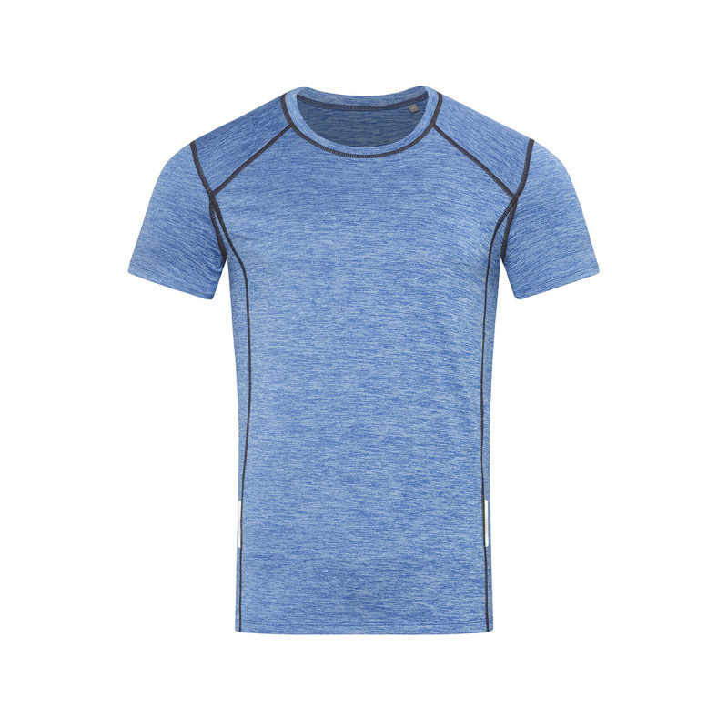 Stedman T-shirt Active-Dry reflective SS for him STE8840 Blue Heather S
