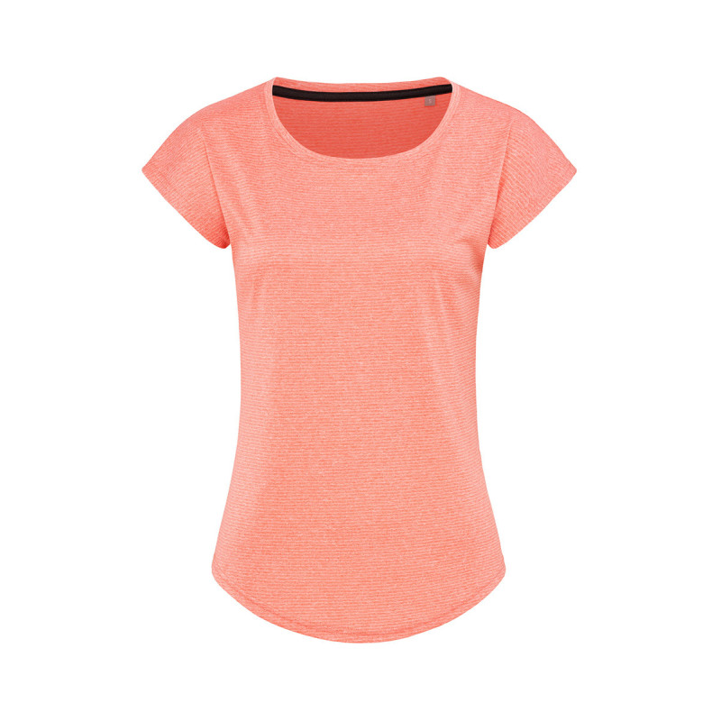 Stedman T-shirt Active dry T move SS for her STE8930 Coral Heather L