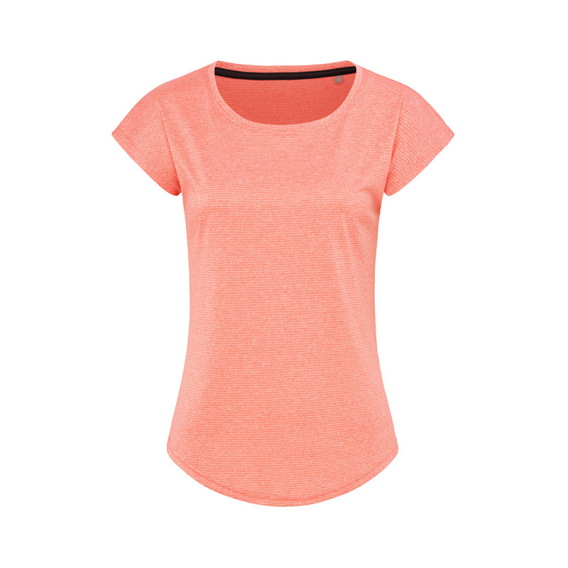 Stedman T-shirt Active dry T move SS for her STE8930 Coral Heather S