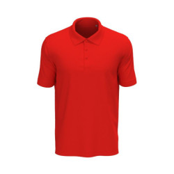 Stedman Polo Lux SS for him STE9060 Scarlet Red M