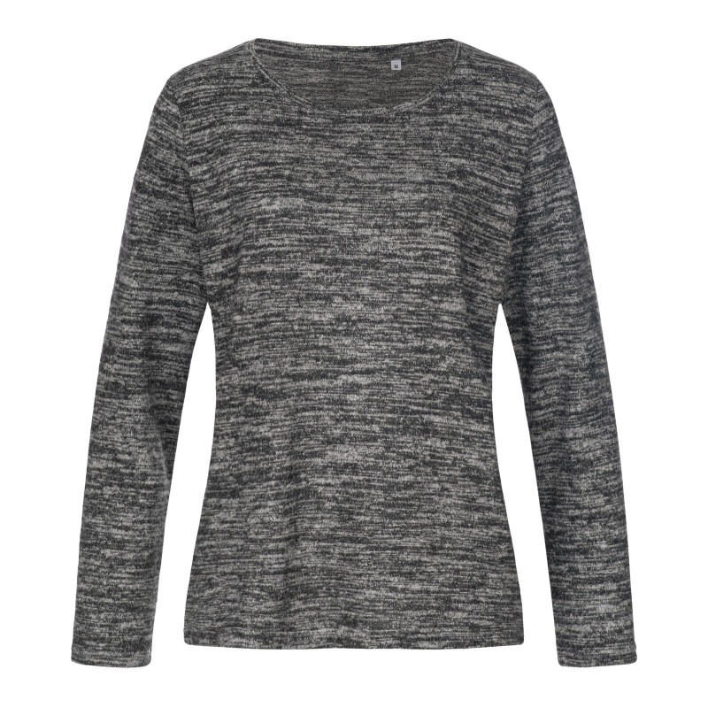 Stedman Sweater Knit Melange for her STE9180 Dark Grey Melange L