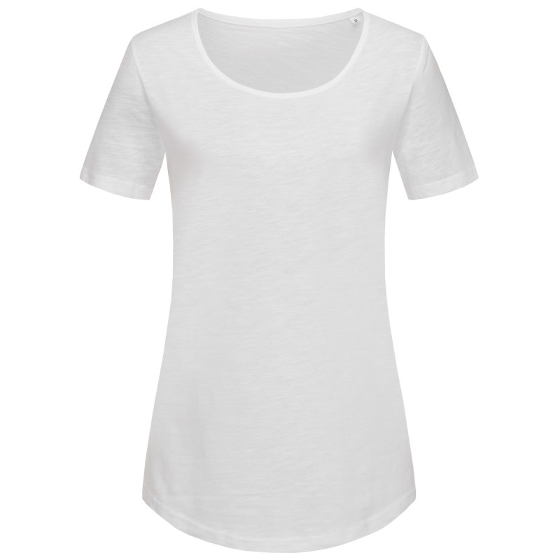 Stedman T-shirt Crewneck Organic slub SS for her STE9320 White L