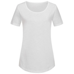Stedman T-shirt Crewneck Organic slub SS for her STE9320 White S