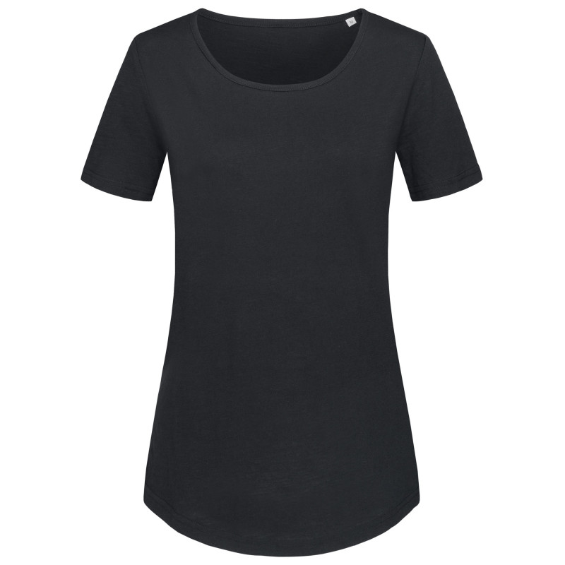 Stedman T-shirt Crewneck Organic slub SS for her STE9320 Black Opal L