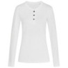 Stedman T-shirt Henley Sharon LS for her STE9580 White S