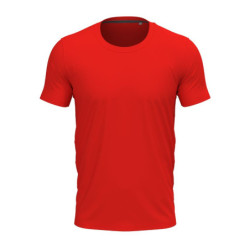 Stedman T-shirt Crewneck Clive SS for him STE9600 Scarlet Red L