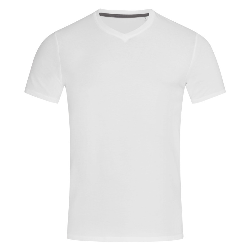 Stedman T-shirt V-neck Clive SS for him STE9610 White M