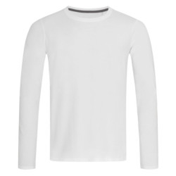 Stedman T-shirt Crewneck Clive LS for him STE9620 White L
