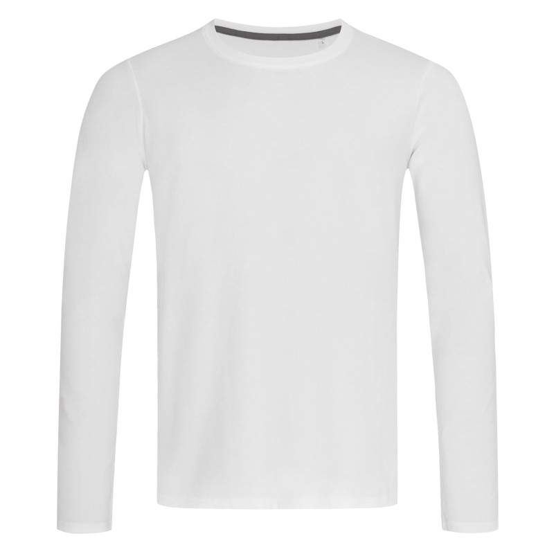 Stedman T-shirt Crewneck Clive LS for him STE9620 White L