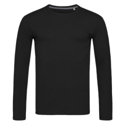 Stedman T-shirt Crewneck Clive LS for him STE9620 Black Opal L