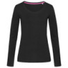 Stedman T-shirt V-neck Claire LS for her STE9720 Black Opal L