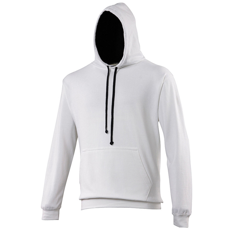 Varsity hoodie JH003 Arctic White/French Navy M