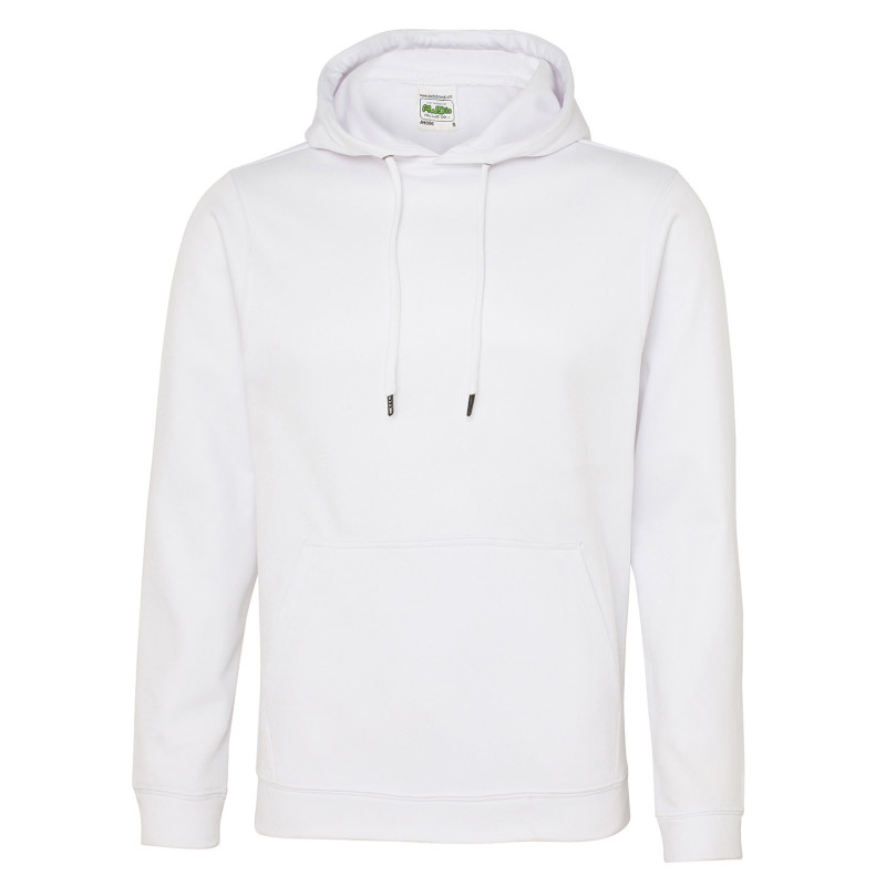 Sports polyester hoodie JH006 Arctic White S