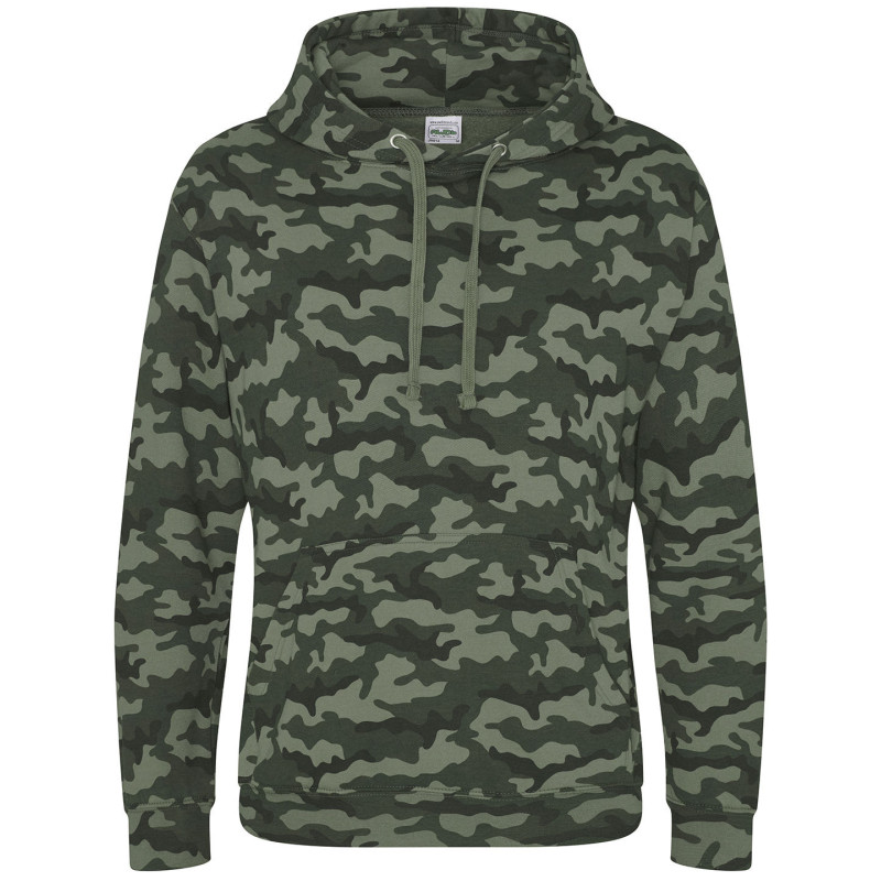Camo hoodie JH014 Green Camo XL