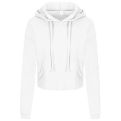 Women's cropped hoodie JH016 Arctic White 2XS