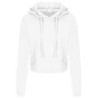 Women's cropped hoodie JH016 Arctic White 2XS