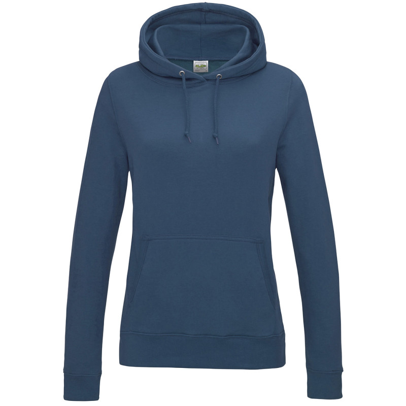 Girlie college hoodie JH01F Airforce Blue XS