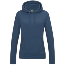 Girlie college hoodie JH01F Airforce Blue M