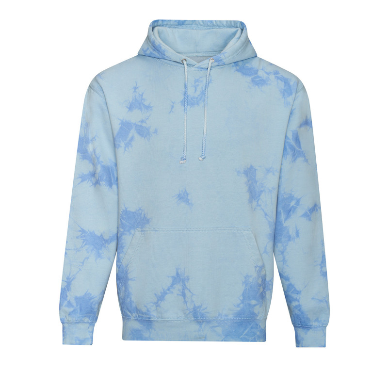 Tie dye hoodie JH022 Blue Cloud XS