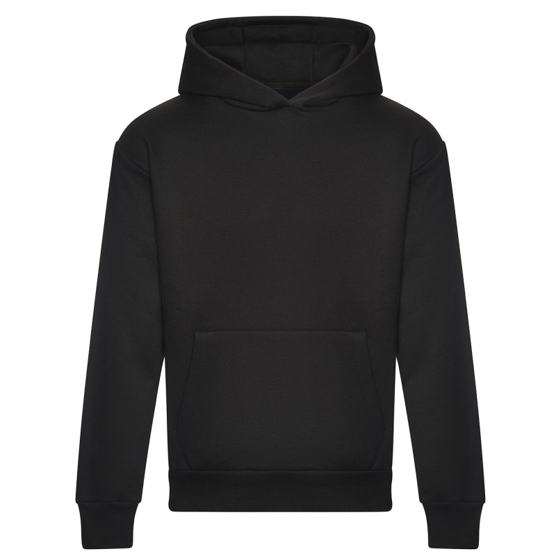 Heavyweight signature boxy hoodie JH120 Deep Black XS