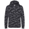 Kids camo hoodie JH14J Black Camo 34