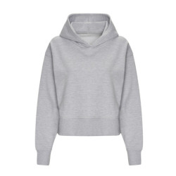 Womens relaxed hoodie JH305 Heather Grey XS