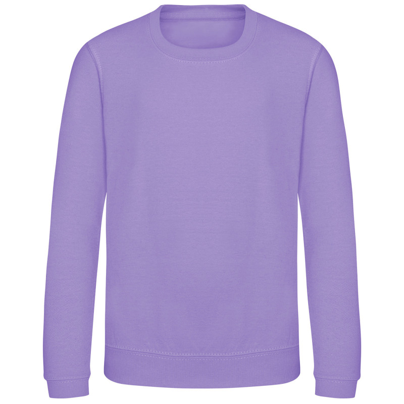 Kids AWDis sweatshirt JH30J Digital Lavender 3/4