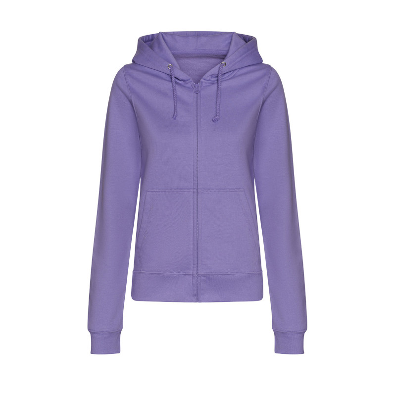 Womens college zoodie JH50F Digital Lavender XS