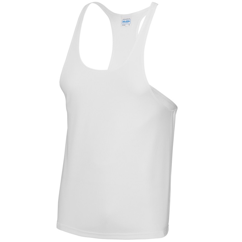 Cool muscle vest JC009 Arctic White L