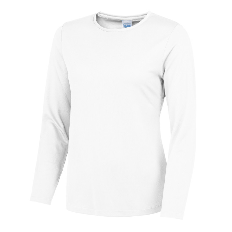 Women's long sleeve cool T JC012 Arctic White XL
