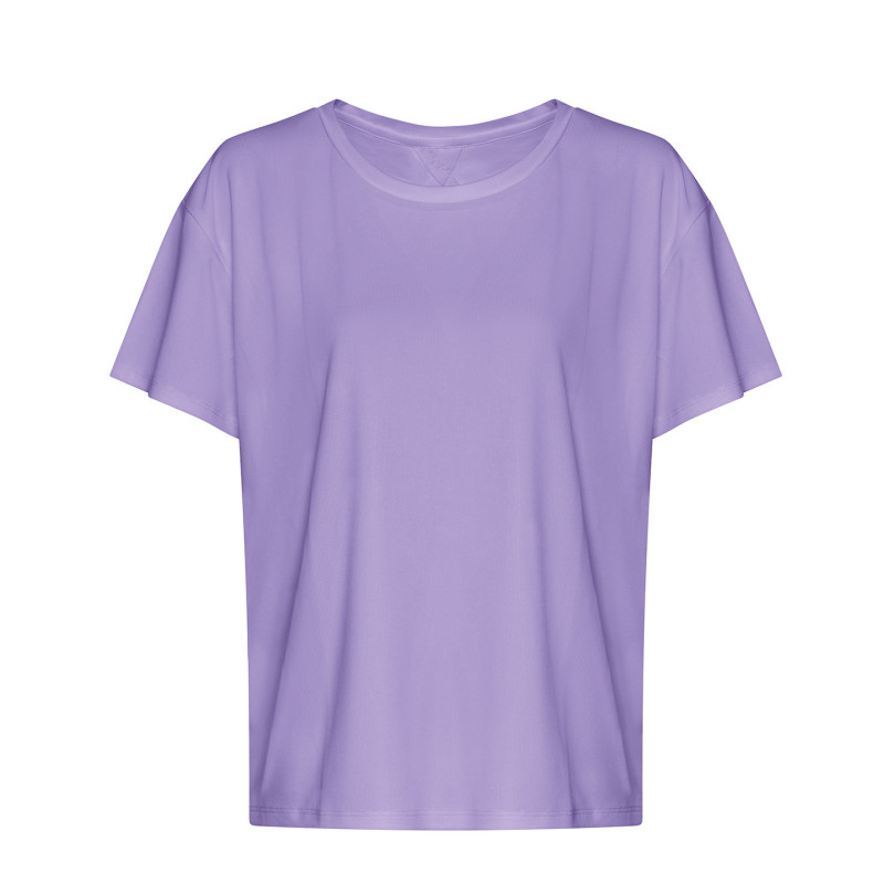 Women�s open back T JC013 Digital Lavender L