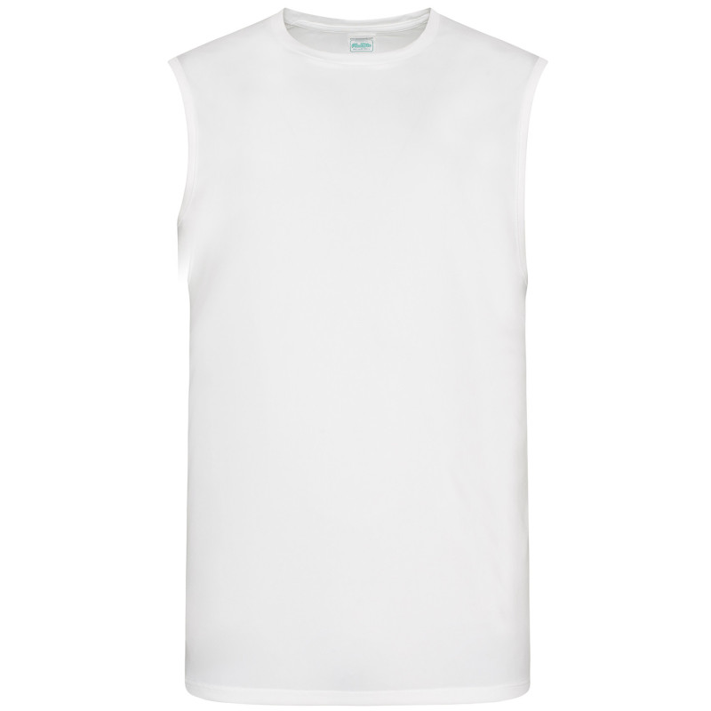 Cool smooth sports vest JC022 Arctic White M