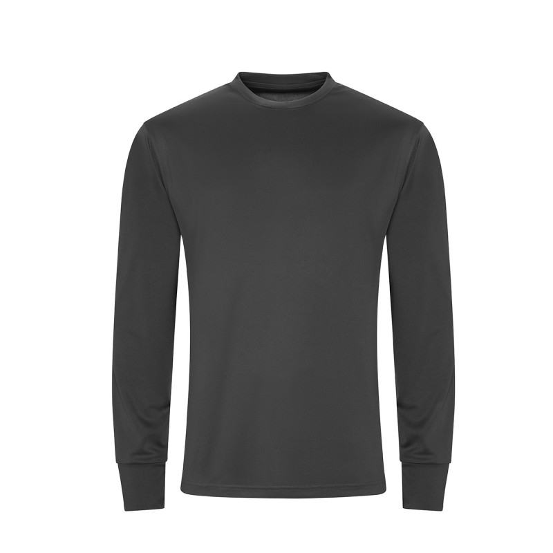 Long sleeve active T JC023 Charcoal S
