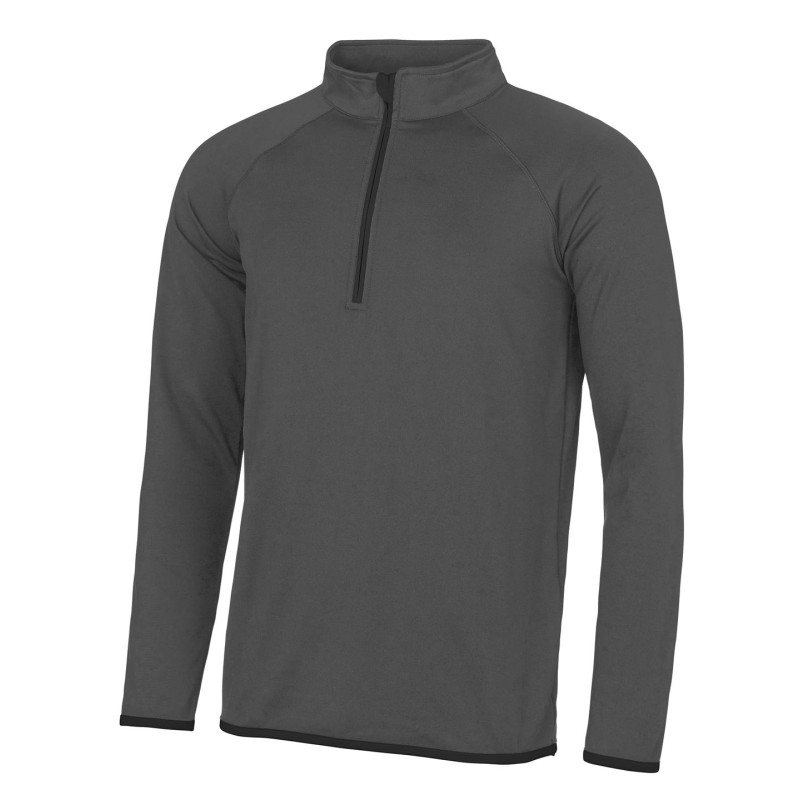 Cool � zip sweatshirt JC031 Charcoal/Jet Black S