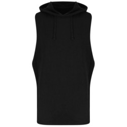 Urban sleeveless muscle hoodie JC053 Jet Black S