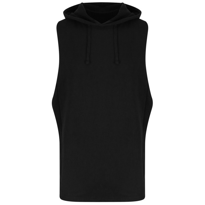 Urban sleeveless muscle hoodie JC053 Jet Black 2XL